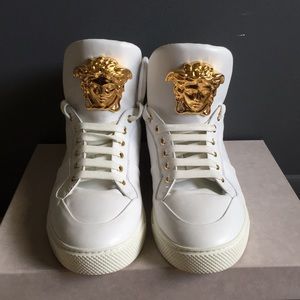 White Versace Hightops (size 44)